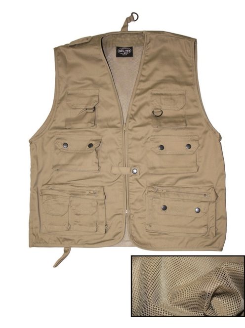 HUNTING AND FISHING VEST MESH LINING