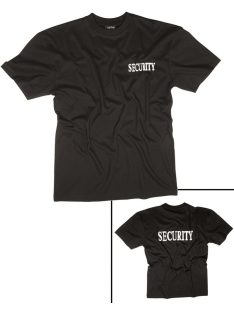  SECURITY BLACK T-SHIRT DOUBLE PRINT
