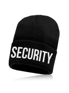  SECURITY BLACK WATCH CAP EMBROIDERY