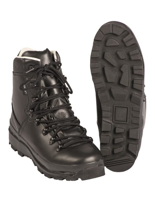  GERMAN BLACK LAMIN.LINED MOUNTAIN BOOTS 