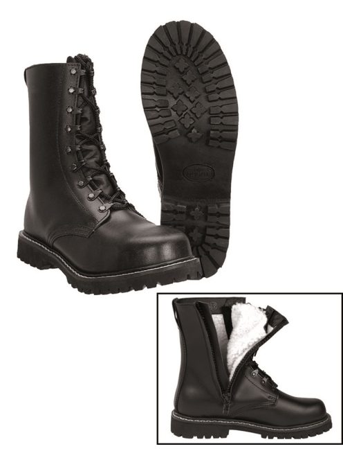 PARA BOOTS WITH PILE LINING AND ZIPPER