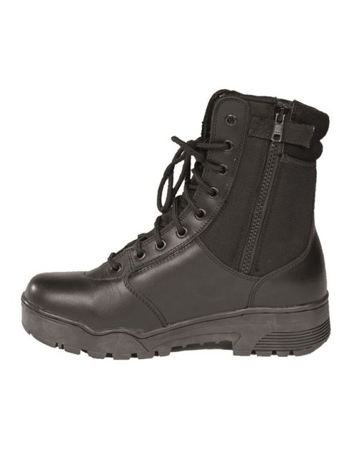 LEATHER/CORDURA TACTICAL BOOTS W. ZIP 