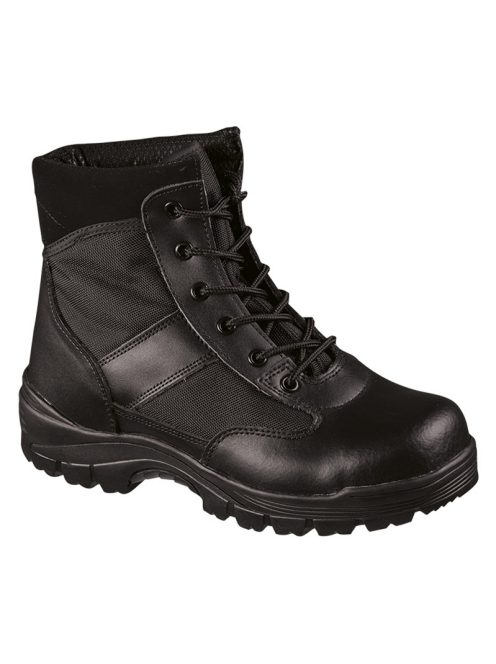 SECURITY  BLACK LOW BOOTS 