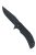  BLACK ONE-HAND KNIFE G10 STONE WASHED 