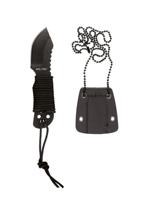 PARACORD NECK KNIFE WITH CHAIN 