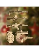 Silver Tactical - Christmas Tree Deco #2